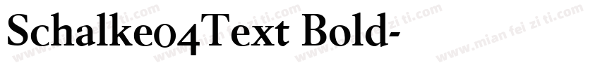 Schalke04Text Bold字体转换